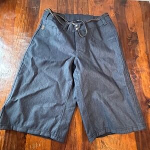 Royal Racing Mens Mountain Bike Shorts Gray Mesh Lined Baggy MTB Cargo Size M